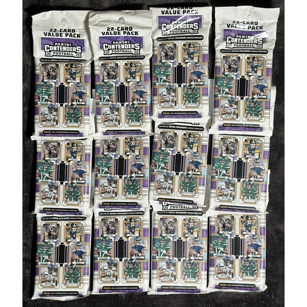 2022 Panini Contenders Football 22 Card Value Pack NFL Cards RC - FAST SHIPPING✅